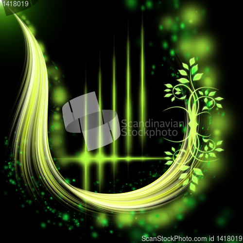 Image of abstract green pattern
