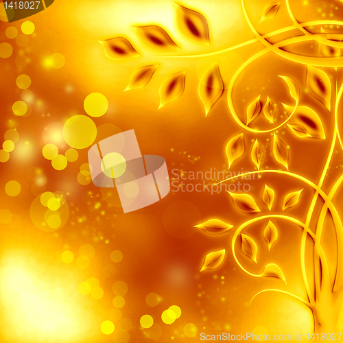 Image of abstract floral pattern