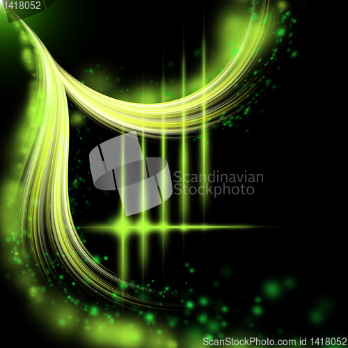 Image of abstract green pattern