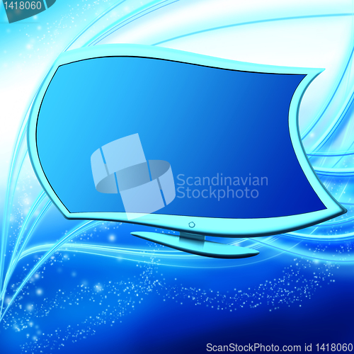 Image of abstract wave energy