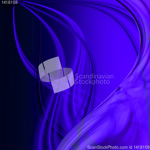 Image of abstract blue wave 