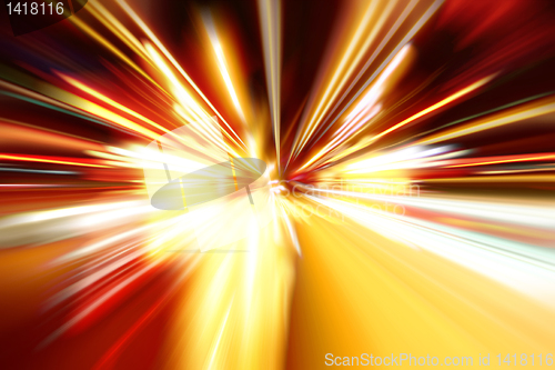 Image of night zoom acceleration motion 