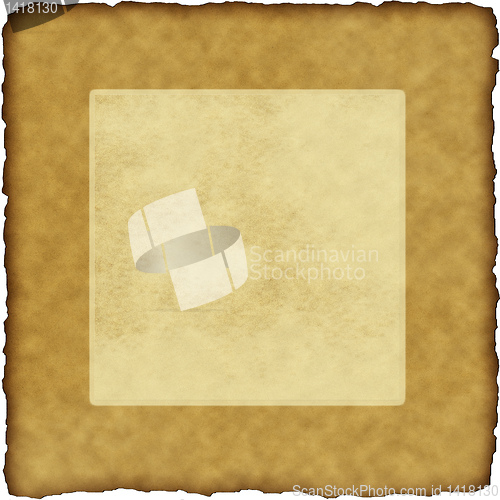 Image of vintage scrapbook old paper with frames 