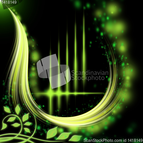 Image of abstract green pattern