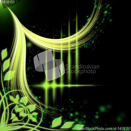 Image of abstract green pattern