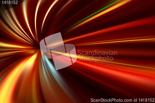 Image of abstract night acceleration speed motion 