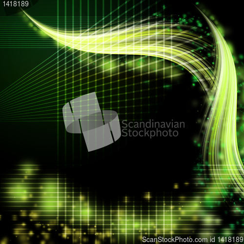 Image of abstract green pattern