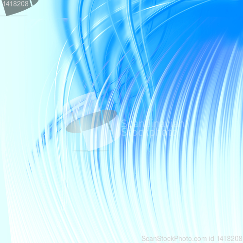 Image of abstract blue wave 