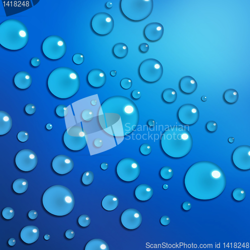 Image of water drops 