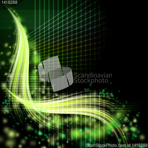 Image of abstract green pattern