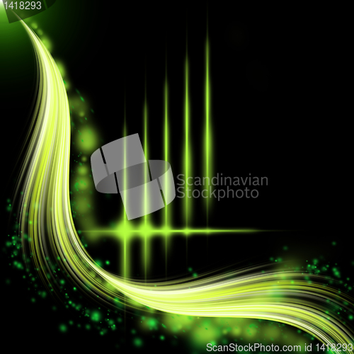 Image of abstract green pattern