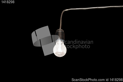 Image of light bulb in the socket