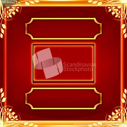 Image of vintage floral backdrop