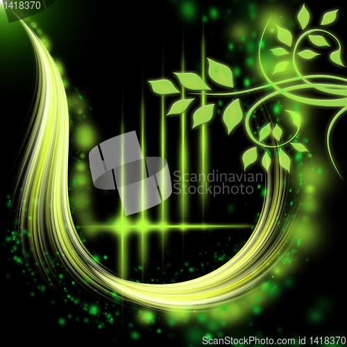 Image of abstract green pattern