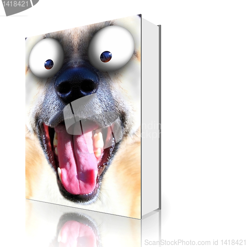 Image of Book dog smile