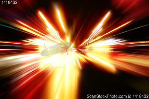 Image of zoom acceleration motion 