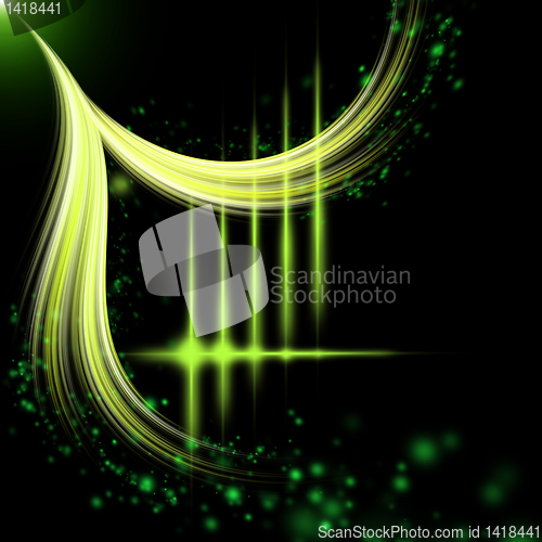 Image of abstract green pattern