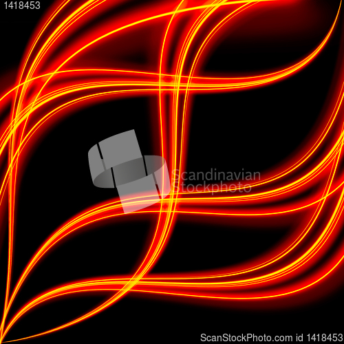 Image of abstract wave energy