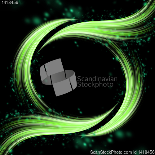 Image of abstract green pattern