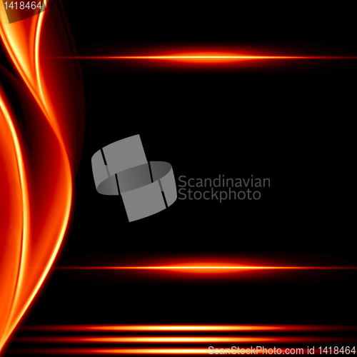 Image of abstract golden design