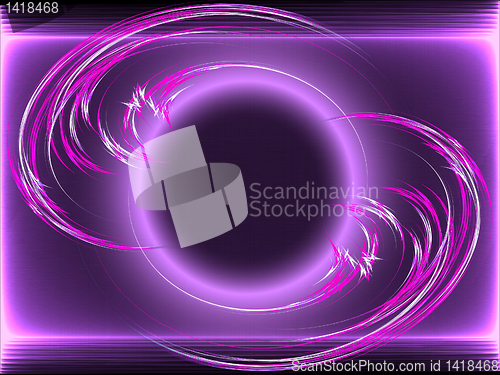 Image of original color gradient abstract fractal design