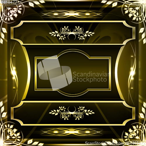 Image of vintage floral backdrop