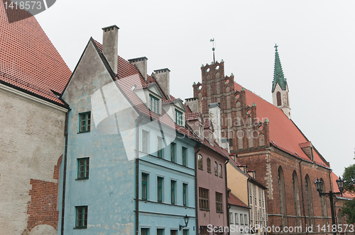 Image of Facades of houses of Old Riga