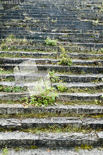 Image of The old destroyed stairs