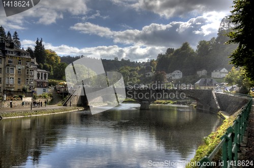 Image of Bouillon  medieval castle in belgium