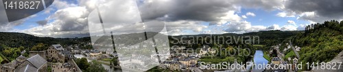 Image of Bouillon  medieval castle in belgium