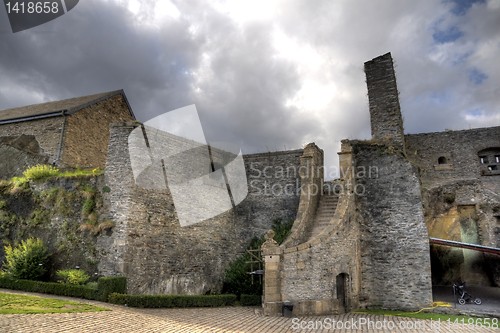 Image of Bouillon  medieval castle in belgium