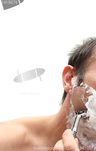 Image of shaving