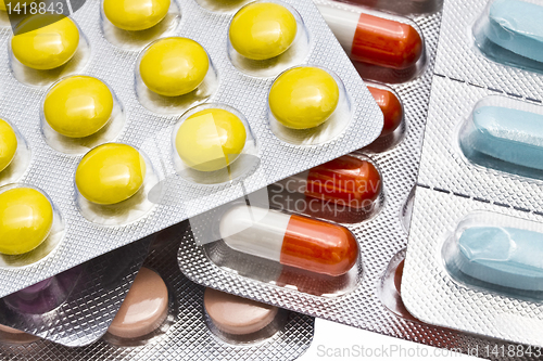 Image of Colorful pills