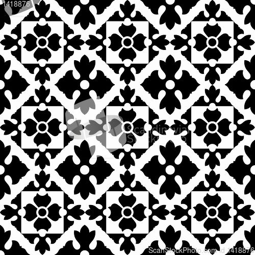 Image of Seamless floral pattern