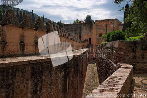 Image of Medieval fortifications in Alhambra