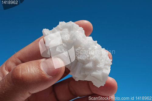 Image of Salt crystals.