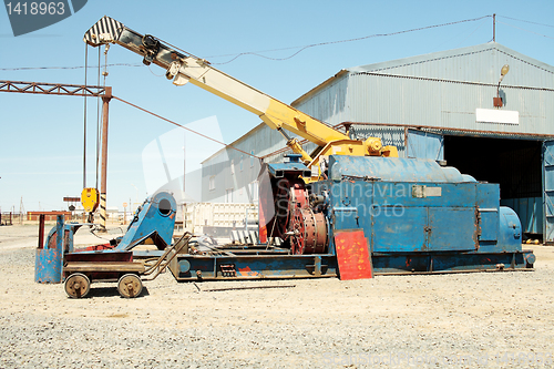 Image of Repair of drilling equipment.