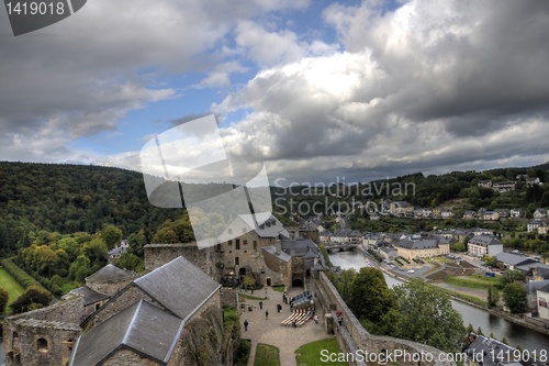 Image of Bouillon  medieval castle in belgium