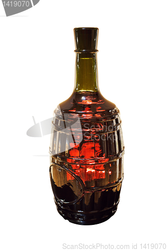 Image of Wine in the bottle.