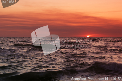Image of Sunset at Sea.