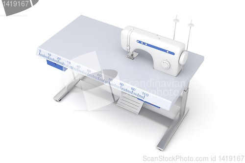 Image of Industrial sewing machine