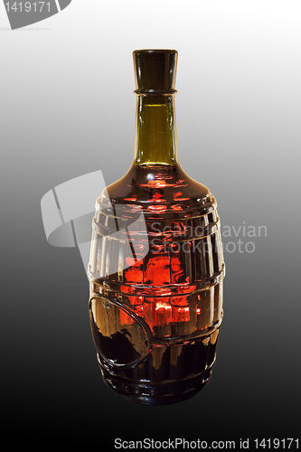 Image of Wine in the bottle.