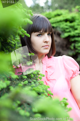 Image of young girl in the park