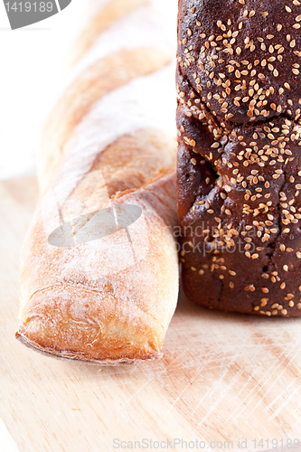 Image of bread and baguette