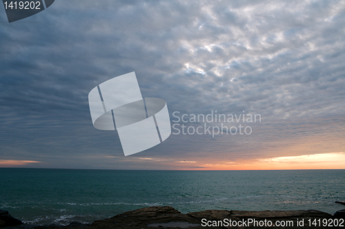 Image of Sunset at Sea.