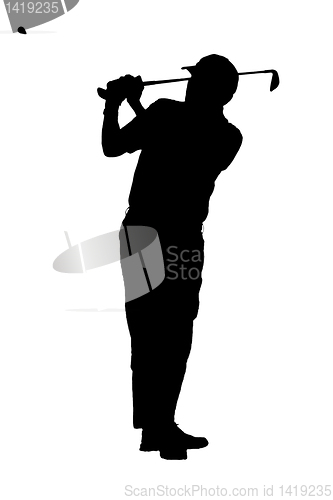 Image of Golfer silhouette