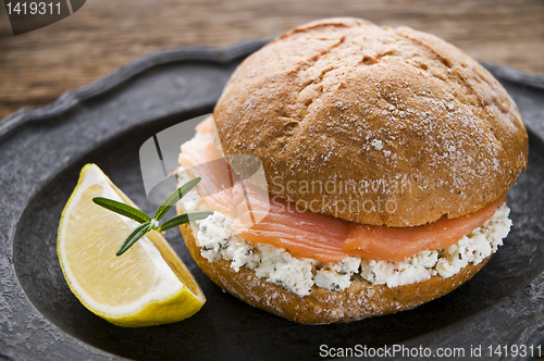 Image of Salmon sandwich