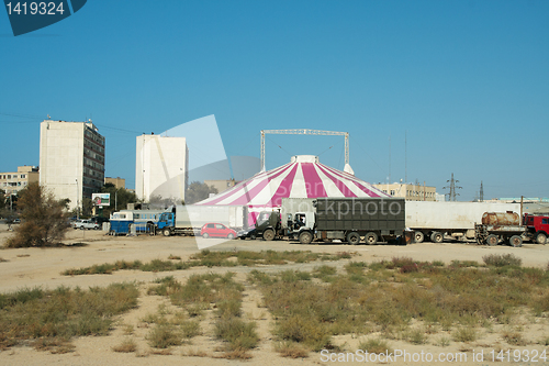 Image of Circus tent in Aktau.