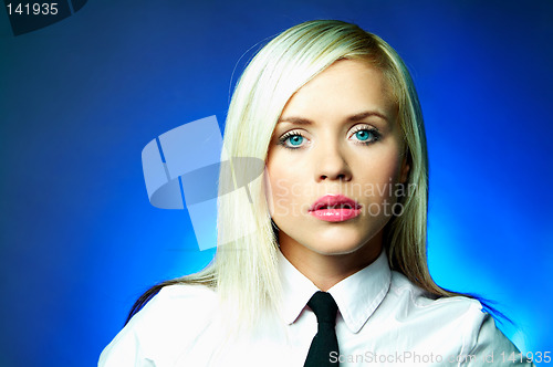 Image of Business on blue