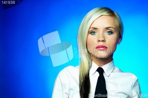 Image of Business on blue